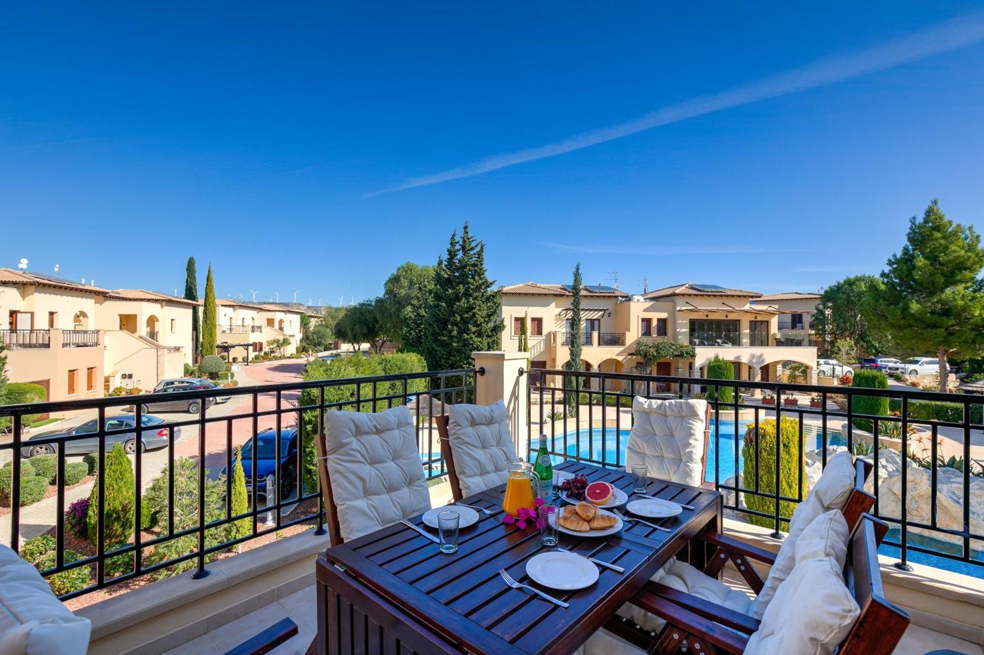 2 Bedroom Apartment Thalassa With Sea And Sunset Views, Aphrodite Hills Resort Kuklia Zewnętrze zdjęcie