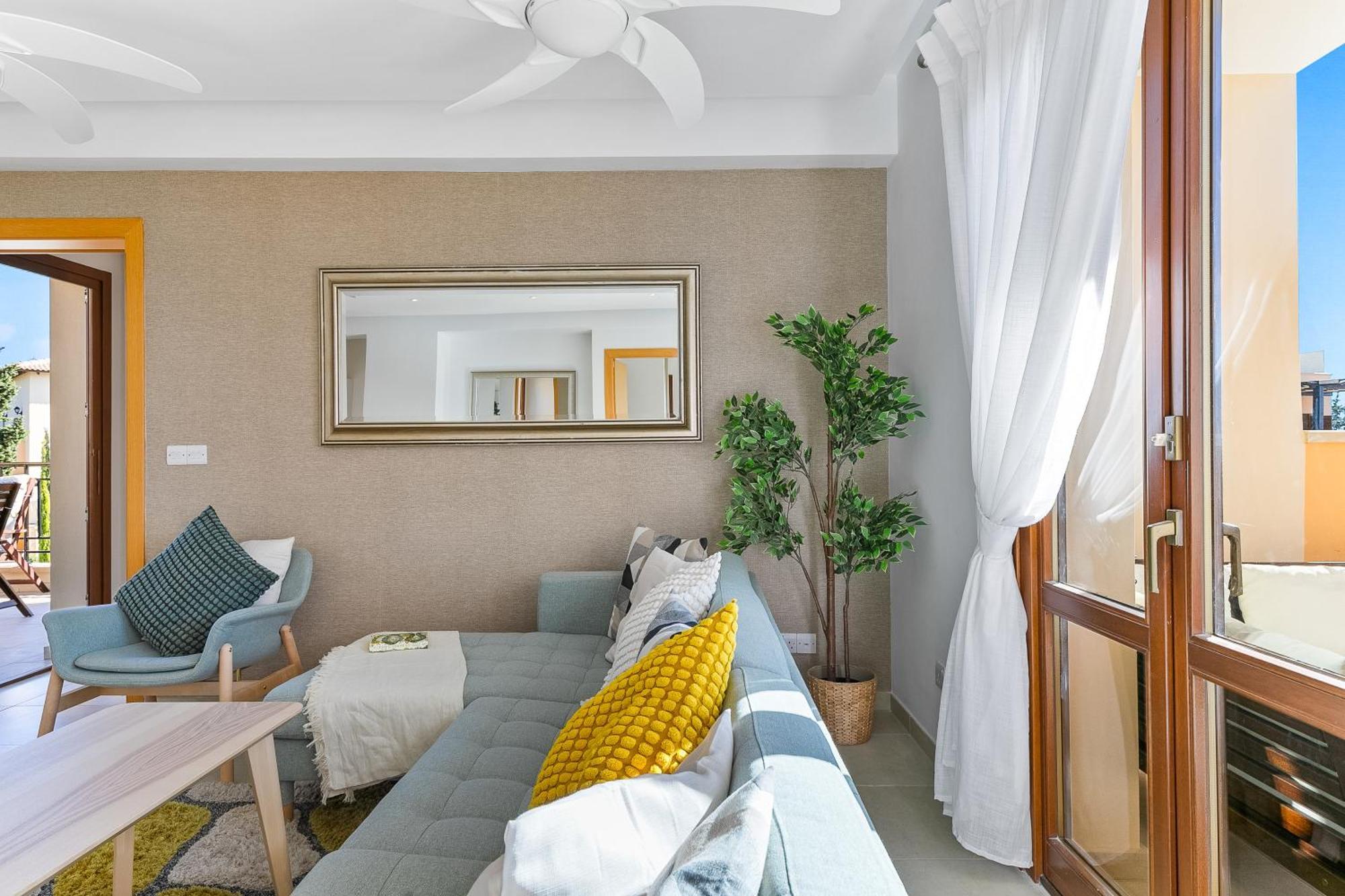 2 Bedroom Apartment Thalassa With Sea And Sunset Views, Aphrodite Hills Resort Kuklia Zewnętrze zdjęcie