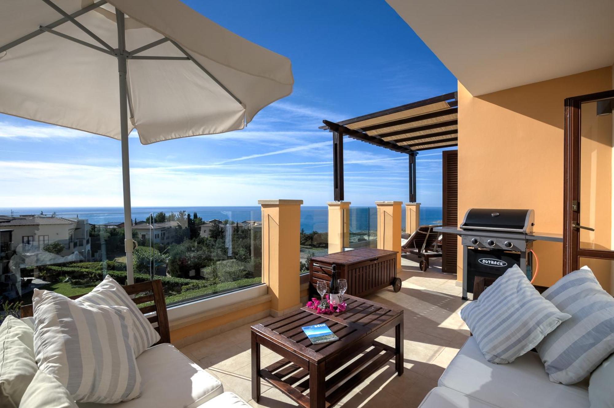 2 Bedroom Apartment Thalassa With Sea And Sunset Views, Aphrodite Hills Resort Kuklia Zewnętrze zdjęcie